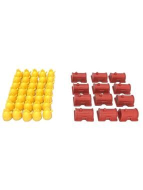 SpongeBob Monopoly Replacement Houses & Hotels 35 Pineapples 12 Krusty Krabs